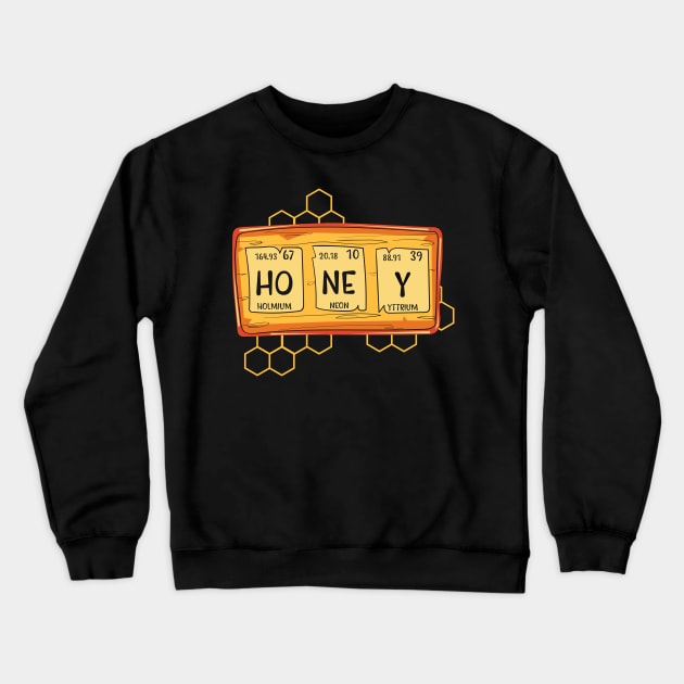 BEEKEEPING: HONEY honey t shirt honey bee tshirt gift Crewneck Sweatshirt by woormle